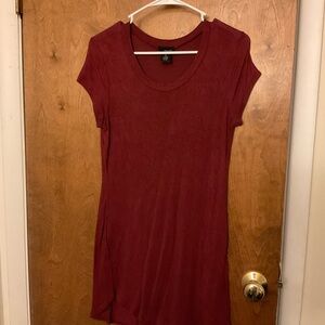 Apt. 9 Burgundy T-Shirt Dress